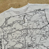 Single Stitch Arizona Map T-shirt - XL