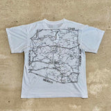 Single Stitch Arizona Map T-shirt - XL