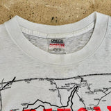 Single Stitch Arizona Map T-shirt - XL